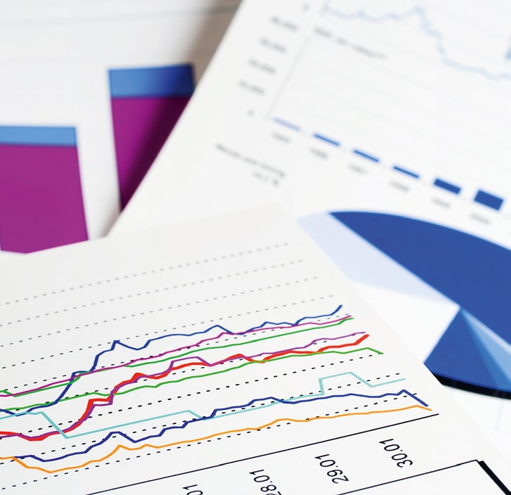 Photo of charts on paper