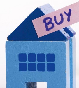 Photo of colored wooden house