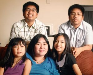 Photo of Rossana Llenado and Family