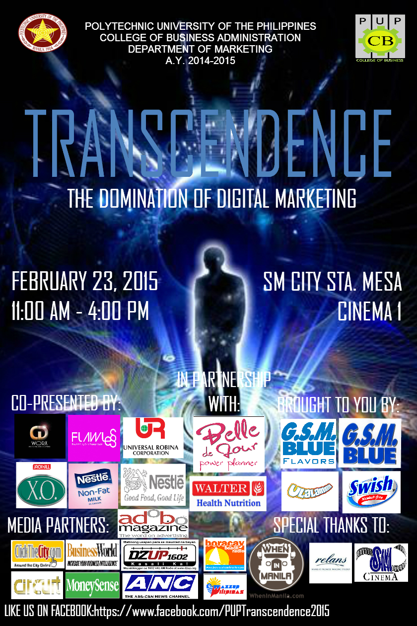 Transcendence: The Domination of Digital Marketing Poster