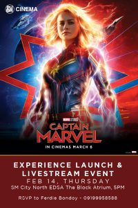 SM Cinema Takes the Captain Marvel Launch to the Sky This February