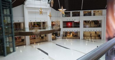 Philippines Covid pandemic impact: Glorietta lunch time October 2020