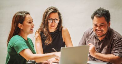 International start-up business and teamwork