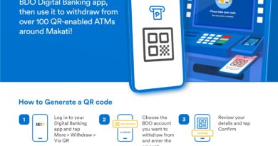 BDO offers QR Code withdrawals from select BDO ATMs -HIRES