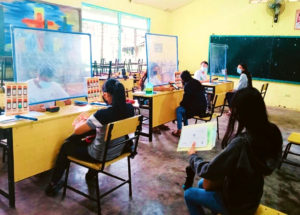 LANDBANK Sagay Branch facilitates the account opening of unbanked Philippine Identification System (PhilSys) registrants at a registration center in Sagay City, Negros Occidental on June 2, 2021.