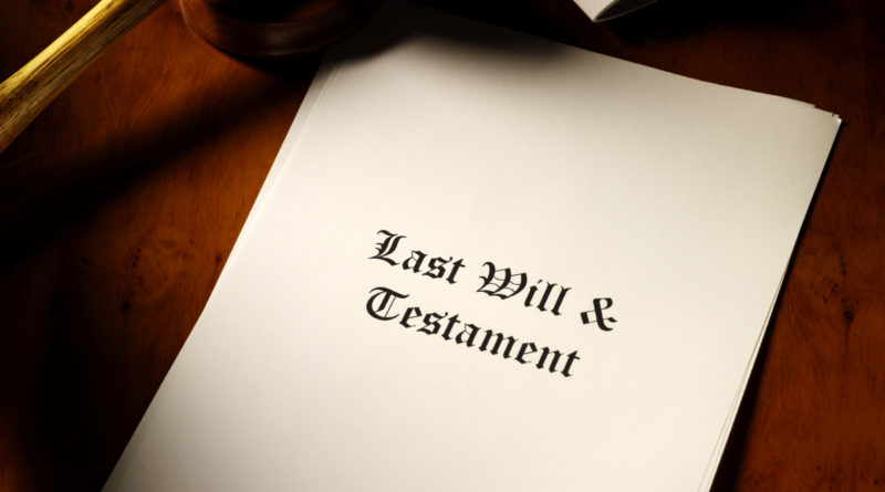 Last will and testament